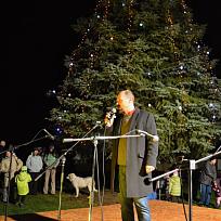 2016 - Svěcení smírčího kříže a rozsvícení vánočního stromu 